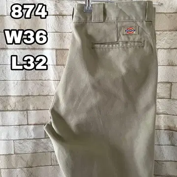 디키즈 워크 팬츠 874 멕시코제 자수 베이지 36 x 32