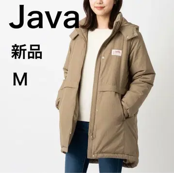 [당일 발송] java 택 포함 미사용 다운 자켓 베이지 M 사이즈