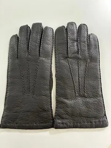 페커리 가죽 장갑 캐시미어 안감