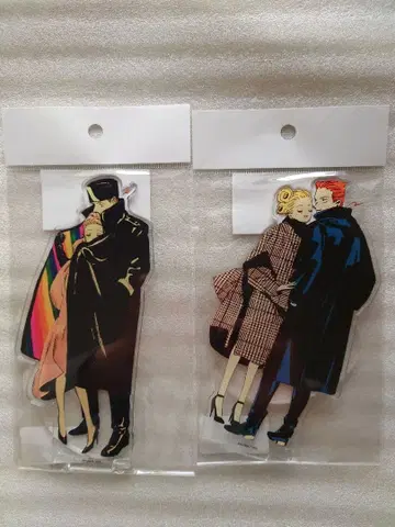 veil 코테리 아크릴 스탠드 레인보우 컬러 체크