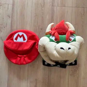 쿠파 뒤집어쓰는 모자 마리오 모자