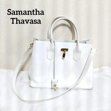 사만다 타바사 숄더백 빌리에 토트백 자물쇠 골드 금장 장식