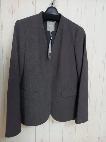 그레이 노카라 자켓