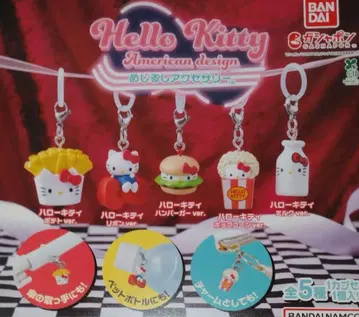 헬로키티 메지루시 액세서리 가챠 전 5종 세트