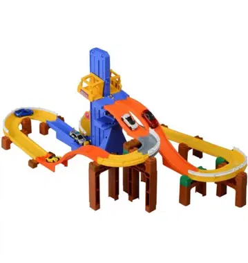 토미카 5WAY 더블 리프트 도로 세트