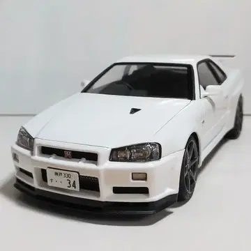 1/24 R34 스카이라인 GTR V스펙II 프라모델 완성품