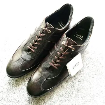 미사용 새상품 가죽 스니커즈 [ 25cm ] 오피스 캐주얼 천연 가죽