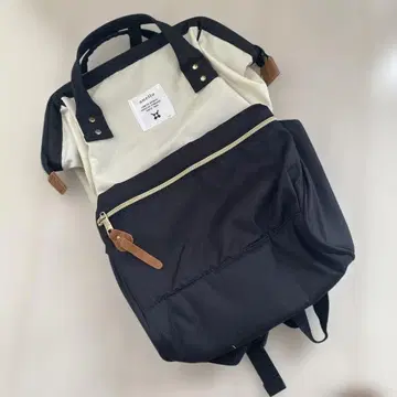 [ 새상품 ] anello 아네로 백팩 바이컬러 네이비 x 화이트