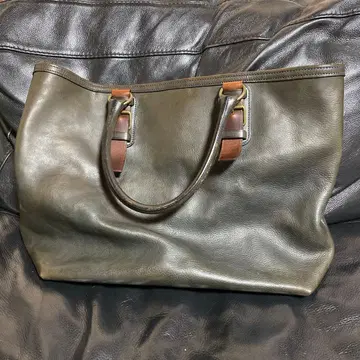 만소 시모네 BOX 토트(L) 올리브 그린 or 네이비