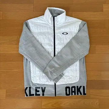 [ 새상품급 ] OAKLEY 경량 자켓 XL 화이트/그레이