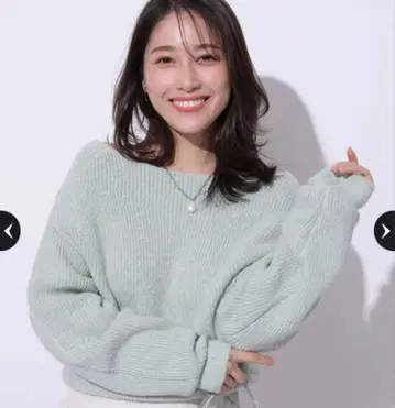 아푸와이저 리셰 스팽글 반짝이 니트 민트 사이즈 2 ( M 상당 )