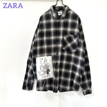 ZARA 자라 플란넬 긴팔 셔츠