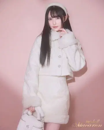 michellMacaron 퍼 퀼팅 셋업