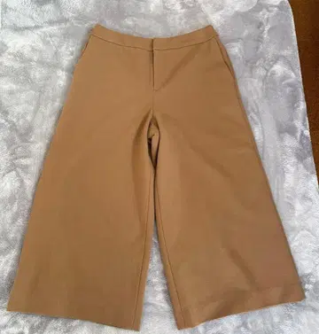 아마카 AMACA 팬츠 브라운 베이지 38 와이드 팬츠