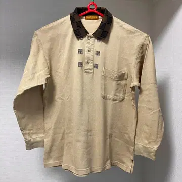 란셀 Lancel 긴팔 피케 셔츠 빈티지