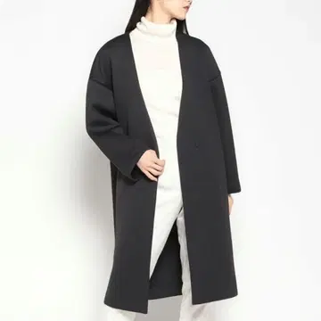 CLOCHE 노카라 코트 블랙 M