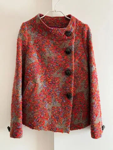 [ LACUA ] 트위드풍 노카라 자켓