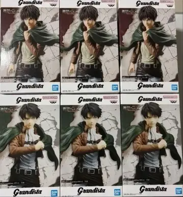 진격의 거인 Grandista 엘렌 리바이 피규어 6개 세트