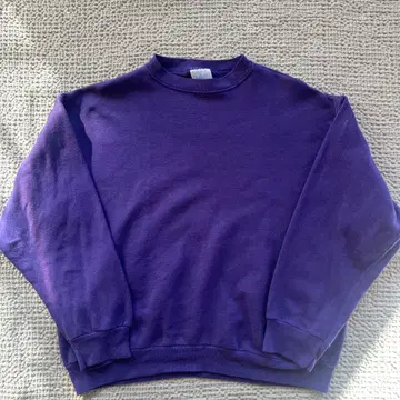 [ 90s / TULTEX ] 무지 맨투맨 / 퍼플 / L