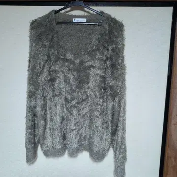 쿠미쿄쿠 샤기 V넥 스웨터 LL