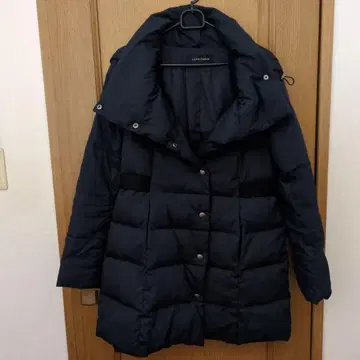 ESPRITMUR 네이비 다운 자켓 후드 부착