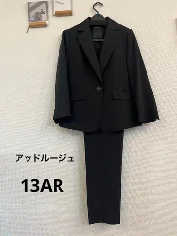아드루즈 블랙 수트 싱글 버튼 13AR