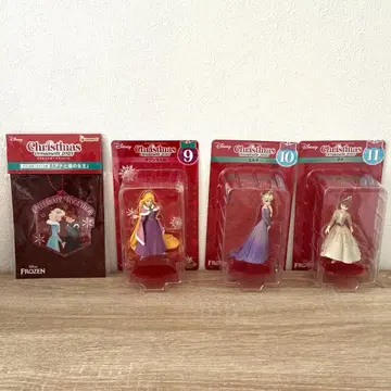 디즈니 해피 복권 라푼젤 안나 크리스마스 오너먼트 세트