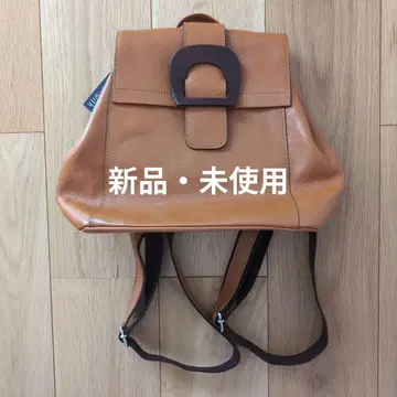 네이 천연 가죽 버클 백팩 A133