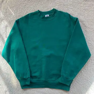 BVD 90s USA 무지 맨투맨 그린 / L