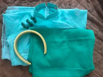 아오자이 L 사이즈 머리띠 포함