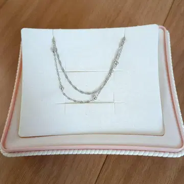 플라티나 850 2연 체인 팔찌