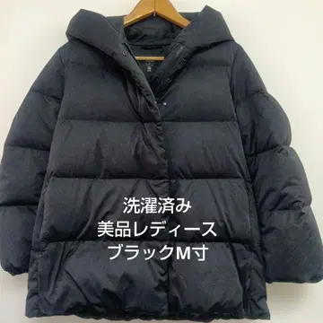 세탁 완료 여성용 155 블랙 M 사이즈 다운 자켓