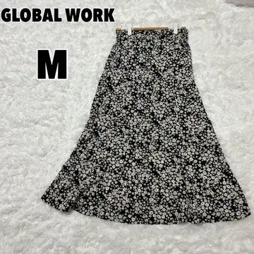 GLOBAL WORK 글로벌 워크 플라워 소프트 머메이드 스커트