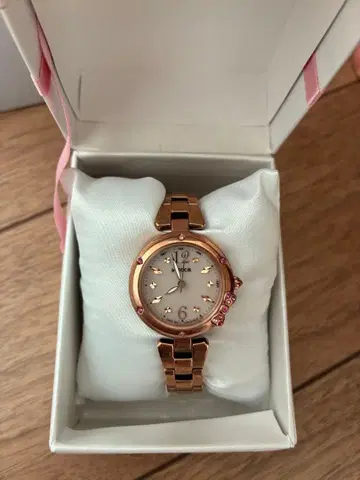 Wicca 아날로그 시계 로즈 골드