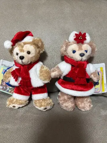 더피 & 셰리 메이 인형 배지 크리스마스