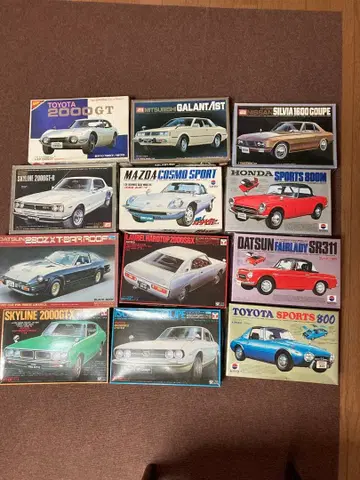 일본 클래식카 프라모델 세트