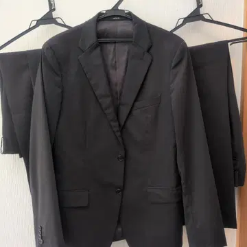 남성용 수트 블랙 2팬츠 L (170~185cm)