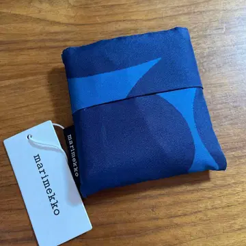 marimekko 에코백 네이비 블루