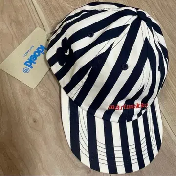 [택 포함 새상품] marimekko 스트라이프 캡