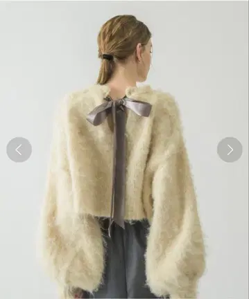 idem 백 리본 모헤어 니트 백리본 모헤어 니트