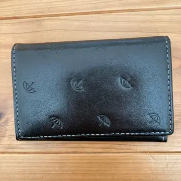 아놀드 파머 블랙 가죽 명함지갑