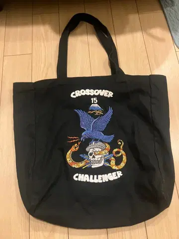 챌린지저 challenger 콜라보 CROSSOVER 토트백