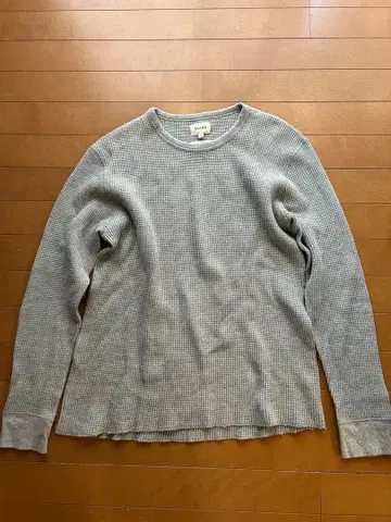 BEAMS 빔즈 써멀 긴팔 T셔츠 와플 L 일본제