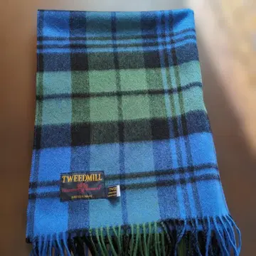 [ 새상품급 ] 인기 색상 TWEED MILL 대형 스톨
