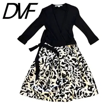 [새상품급] DVF 다이앤 폰 파스텐버그 올 패턴 랩 드레스 size 0