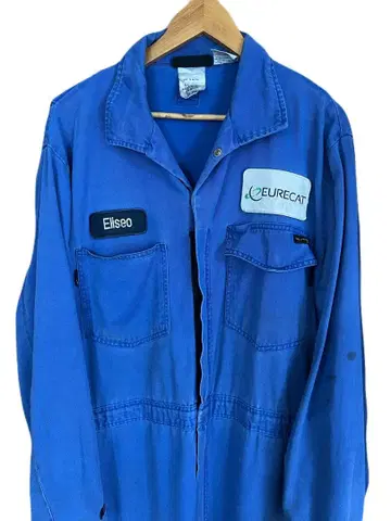 구제 의류 WorkriteFR 올인원 작업복 46R L 네이비 2