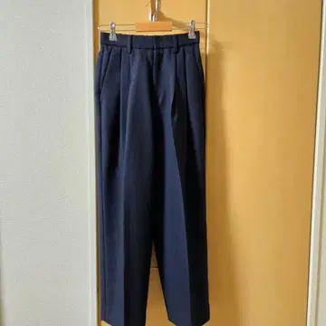 SHIPS any 아이비 턱 팬츠 네이비 36