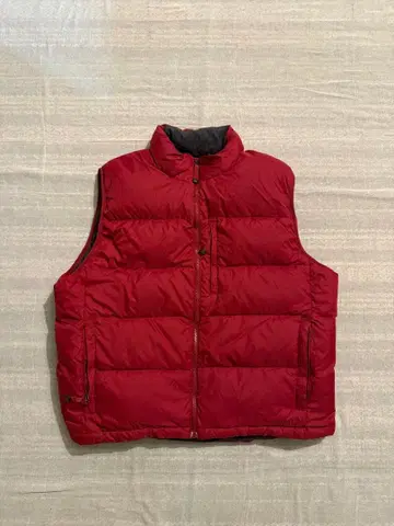 00s L.L.Bean 빨간색 XL 다운 베스트