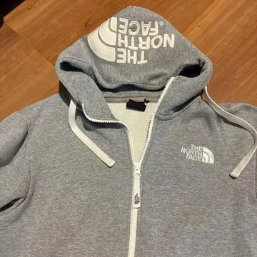 THE NORTH FACE 그레이 풀 집업 후드티