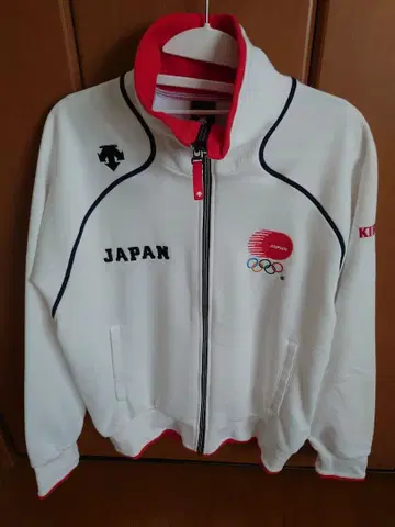 DESCENTE 올림픽 저지 L 사이즈 화이트